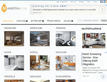Tablet Screenshot of namestaj.com